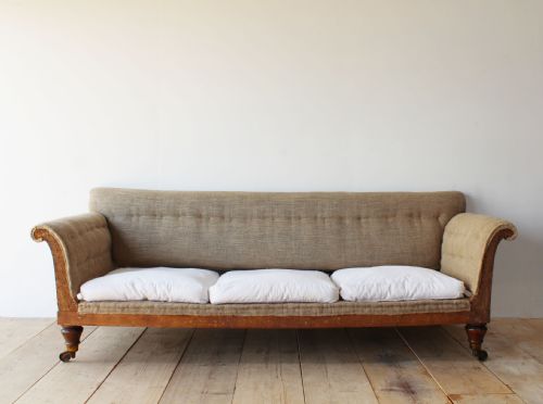 19th century sofa - CATEGORY: ANTIQUE SOFAS - DATED 19TH CENTURY