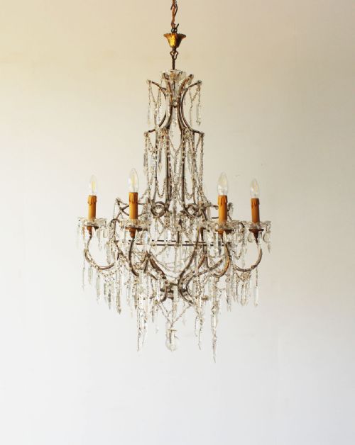 1920s italian chandelier - CATEGORY: ANTIQUE LIGHTING - DATED 1920