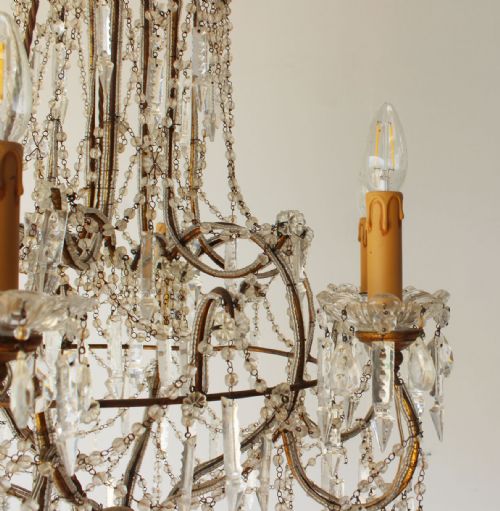 1920S ITALIAN CHANDELIER - ADDITIONAL PHOTO 2