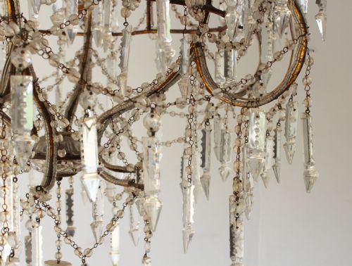 1920S ITALIAN CHANDELIER - ADDITIONAL PHOTO 3