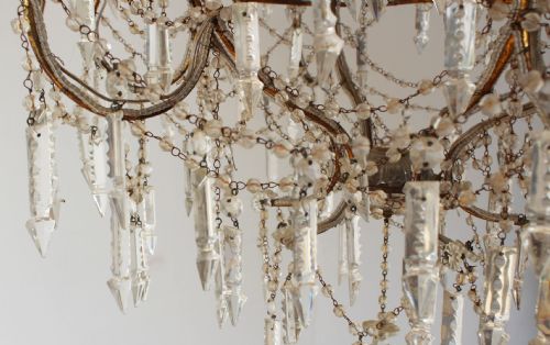 1920S ITALIAN CHANDELIER - ADDITIONAL PHOTO 4
