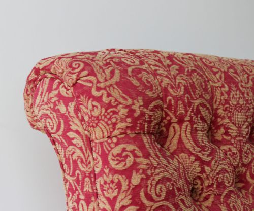 VICTORIAN OPEN ARMCHAIR - ADDITIONAL PHOTO 3