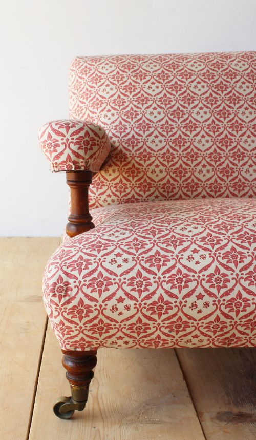 HOWARD AND SONS OPEN ARMCHAIR - ADDITIONAL PHOTO 2