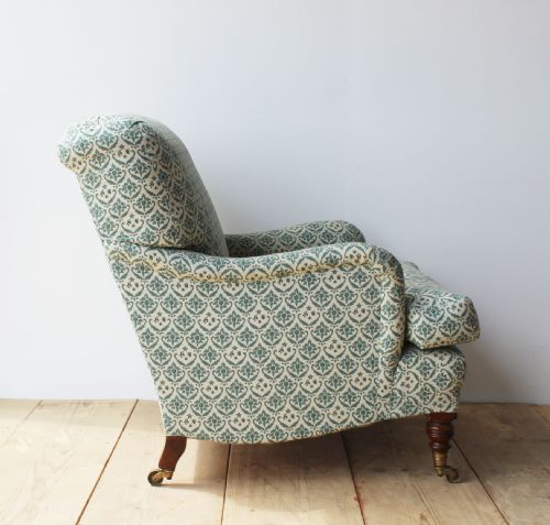 PAIR OF HOWARD AND SONS ARMCHAIRS - ADDITIONAL PHOTO 2