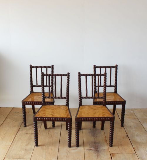set of 19th century bobbin chairs - CATEGORY: ANTIQUE CHAIRS - DATED 19TH CENTURY