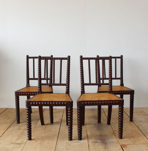 SET OF 19TH CENTURY BOBBIN CHAIRS - ADDITIONAL PHOTO 1