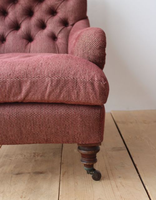 19TH CENTURY HOWARD STYLE ARMCHAIR - ADDITIONAL PHOTO 3