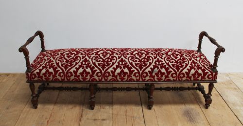 19TH CENTURY HALL BENCH - ADDITIONAL PHOTO 2