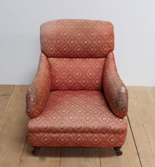 19TH CENTURY HOWARD STYLE ARMCHAIR - ADDITIONAL PHOTO 1