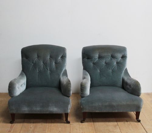 pair of 19th century armchairs - CATEGORY: ANTIQUE CHAIRS - DATED 19TH CENTURY
