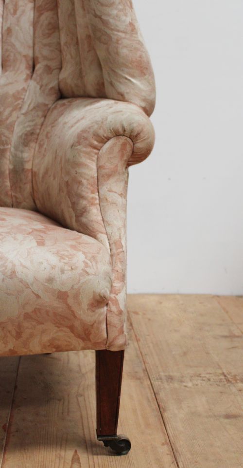 19TH CENTURY BARREL BACK ARMCHAIR - ADDITIONAL PHOTO 2