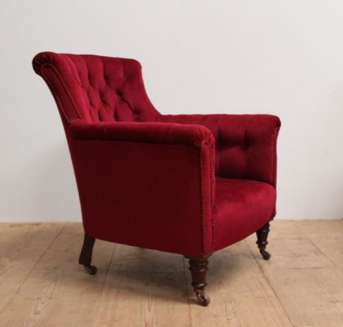 19TH CENTURY HOWARD STYLE ARMCHAIR - ADDITIONAL PHOTO 3
