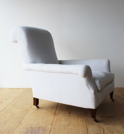 PAIR OF 19TH CENTURY HOWARD STYLE ARMCHAIR - ADDITIONAL PHOTO 3