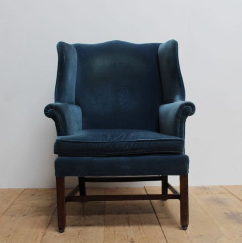 19th century wing chair - CATEGORY: ANTIQUE CHAIRS - DATED 19TH CENTURY