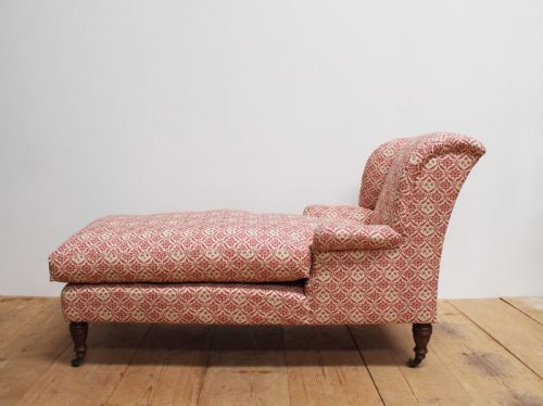 19th century howard sons daybed - CATEGORY: ANTIQUE BEDS - DATED 19TH CENTURY