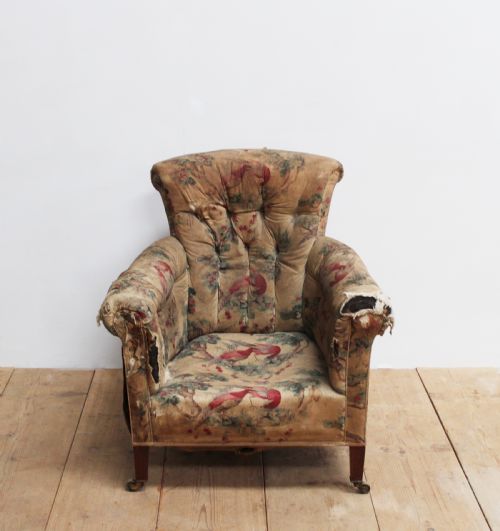 19TH CENTURY HOWARD STYLE ARMCHAIR - ADDITIONAL PHOTO 1