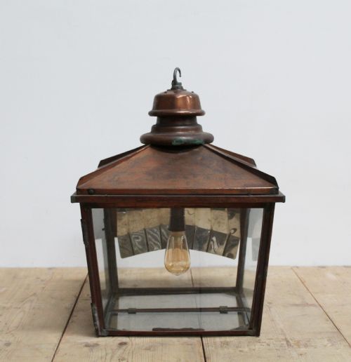 19th century lantern - CATEGORY: ANTIQUE LIGHTING - DATED 19TH CENTURY