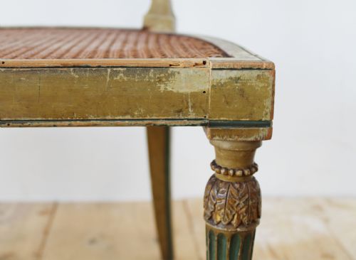 SEAT OF SIX CANE CHAIRS - ADDITIONAL PHOTO 4