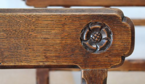 SET OF TWELVE GOTHIC ARMCHAIRS - ADDITIONAL PHOTO 4