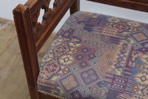 19TH CENTURY HALL BENCH - ADDITIONAL PHOTO 3