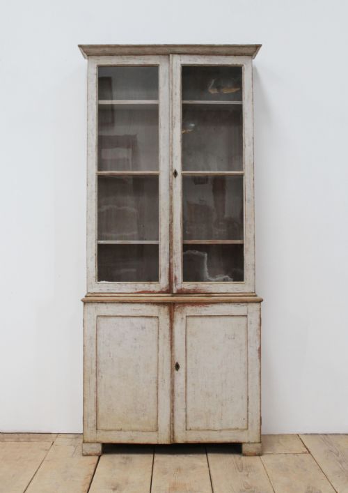 19th century swedish cabinet - CATEGORY: ANTIQUE BOOKCASES - DATED 19TH CENTURY