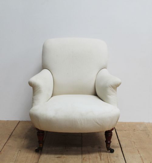 howard and sons armchair - CATEGORY: ANTIQUE CHAIRS - DATED 19TH CENTURY