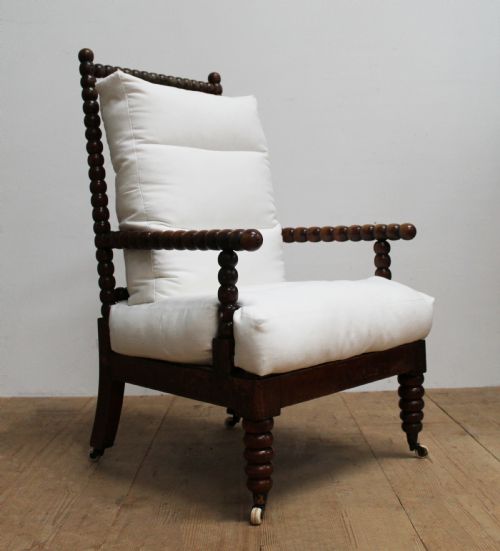 ENGLISH 19TH CENTURY BOBBIN CHAIR - ADDITIONAL PHOTO 2