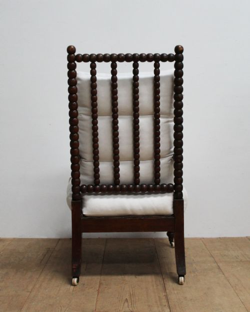 ENGLISH 19TH CENTURY BOBBIN CHAIR - ADDITIONAL PHOTO 4