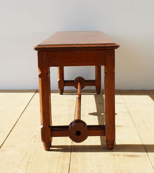 19TH CENTURY BENCH WITH TWO LUGGAGE RACKS - ADDITIONAL PHOTO 3