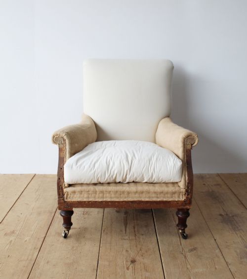 19th century armchair by william birch - CATEGORY: ANTIQUE CHAIRS - DATED 19TH CENTURY