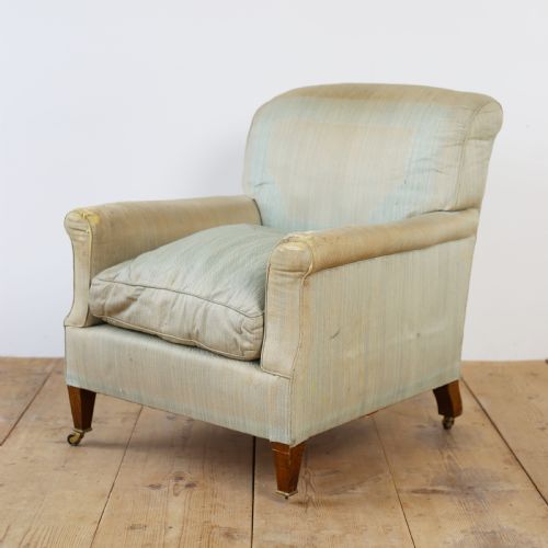 PAIR OF HOWARD AND SONS ARMCHAIRS - ADDITIONAL PHOTO 5