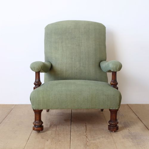 19th century gothic armchair - CATEGORY: ANTIQUE CHAIRS - DATED 19TH CENTURY