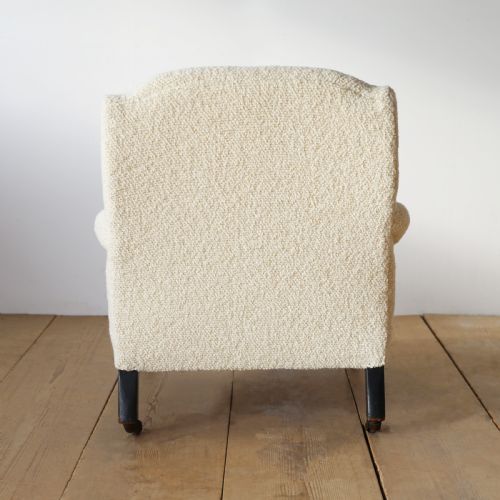 19TH CENTURY OPEN ARMCHAIR - ADDITIONAL PHOTO 4