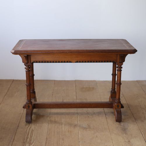 19TH CENTURY GOTHIC WRITING TABLE - ADDITIONAL PHOTO 3