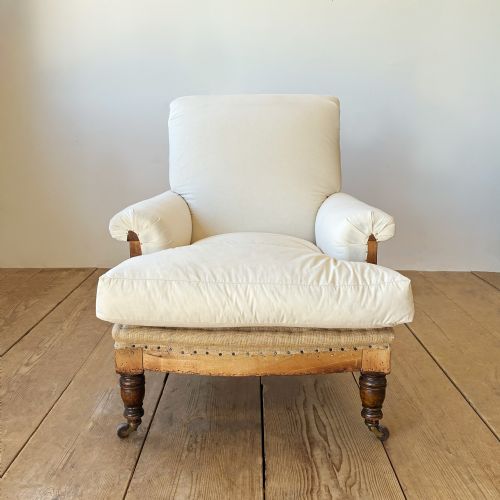 19TH CENTURY HOWARD STYLE ARMCHAIR