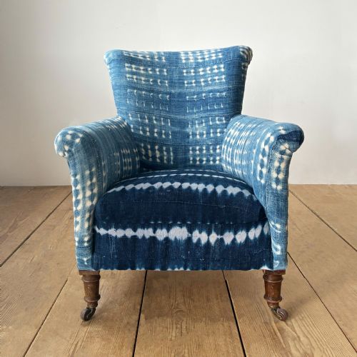 19TH CENTURY WOODSTOCK ARMCHAIR