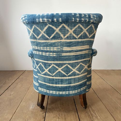 19TH CENTURY WOODSTOCK ARMCHAIR - ADDITIONAL PHOTO 4