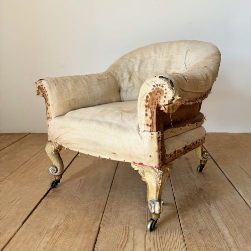 19TH CENTURY TUB CHAIR - ADDITIONAL PHOTO 2