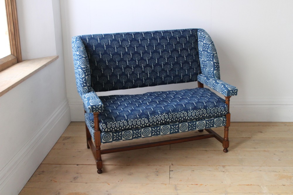 Arts and Crafts Walnut Sofa