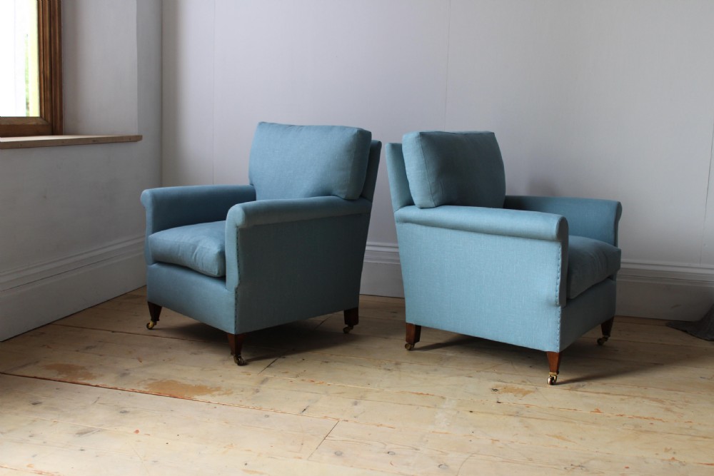 Pair of Howard Style Armchairs View III