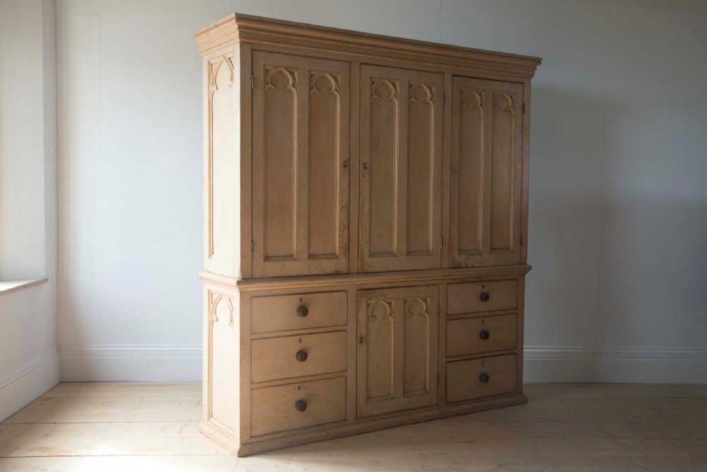 Large 19th Century Housekeepers Cupboard