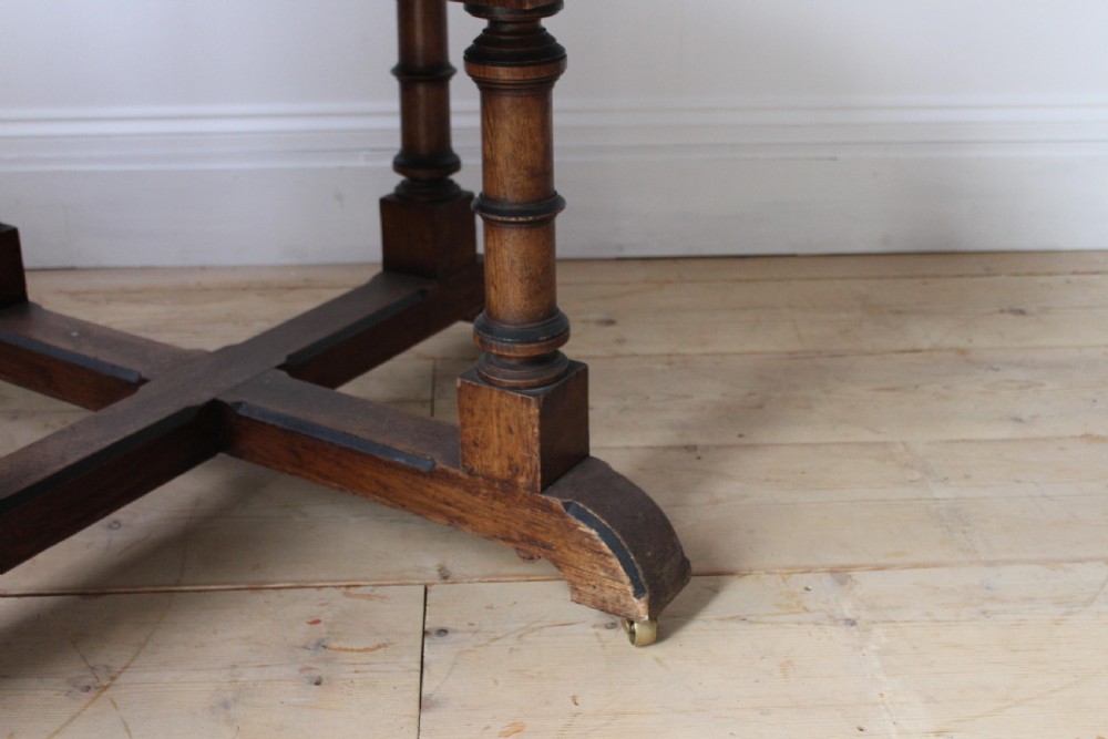 19th Century Gothic Center Table View III