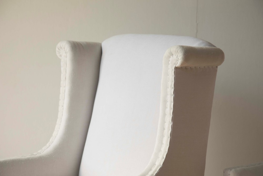 Pair of Edwardian Armchairs View V