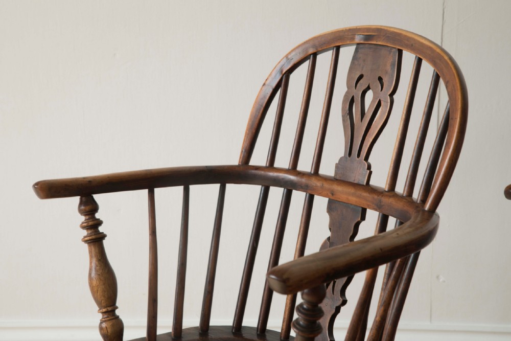 Pair of Windsor Style Armchairs View IV