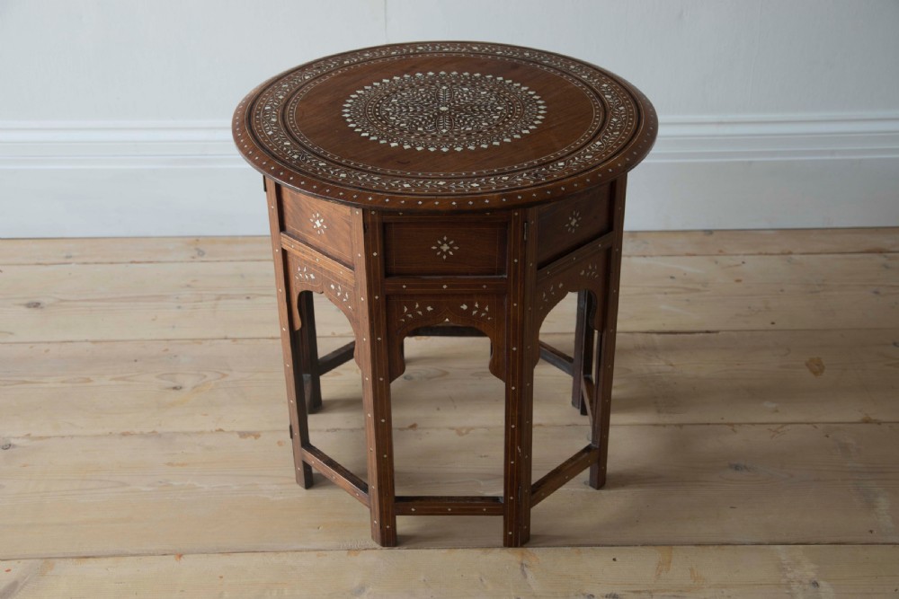 Indian Hoshiapur Side Table View II
