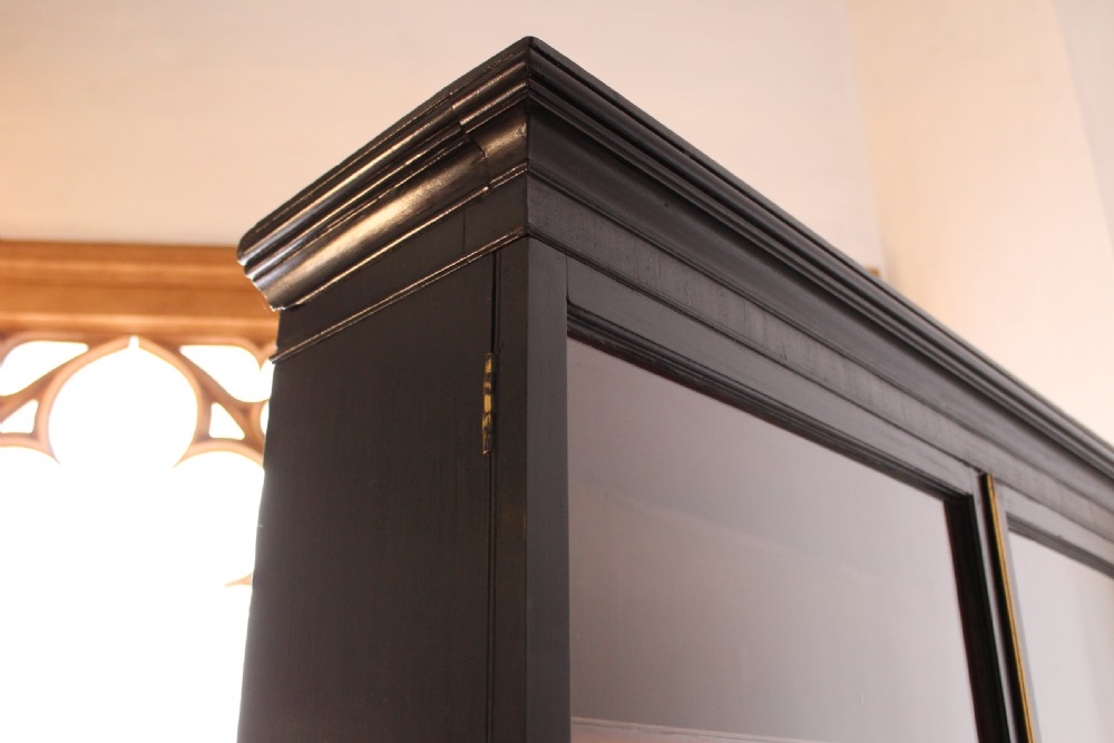 19th Century Ebonised Bookcase View II