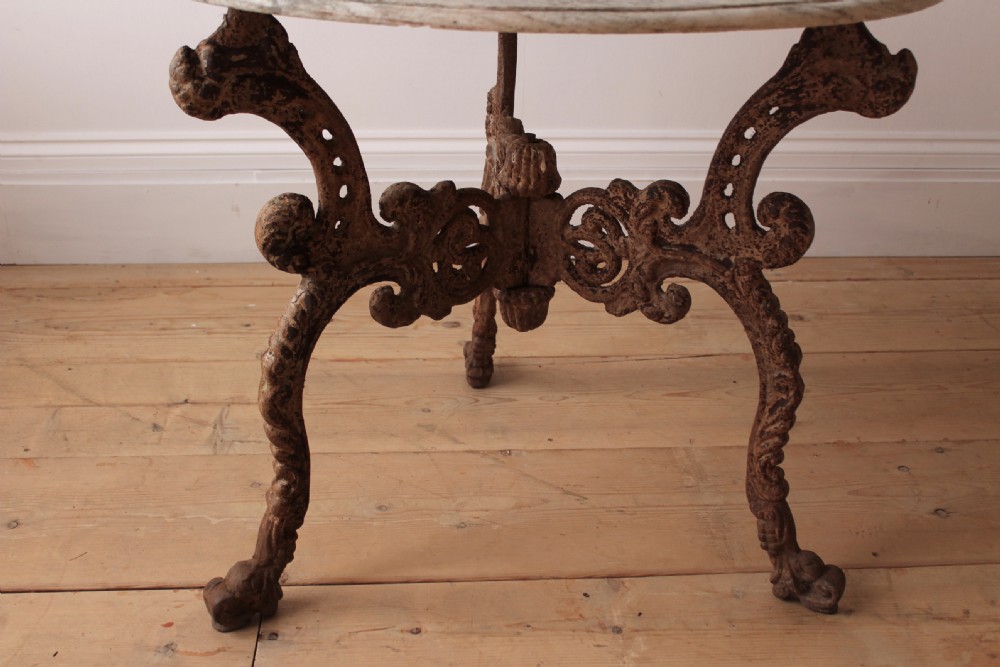 19th Century Garden Table View VI