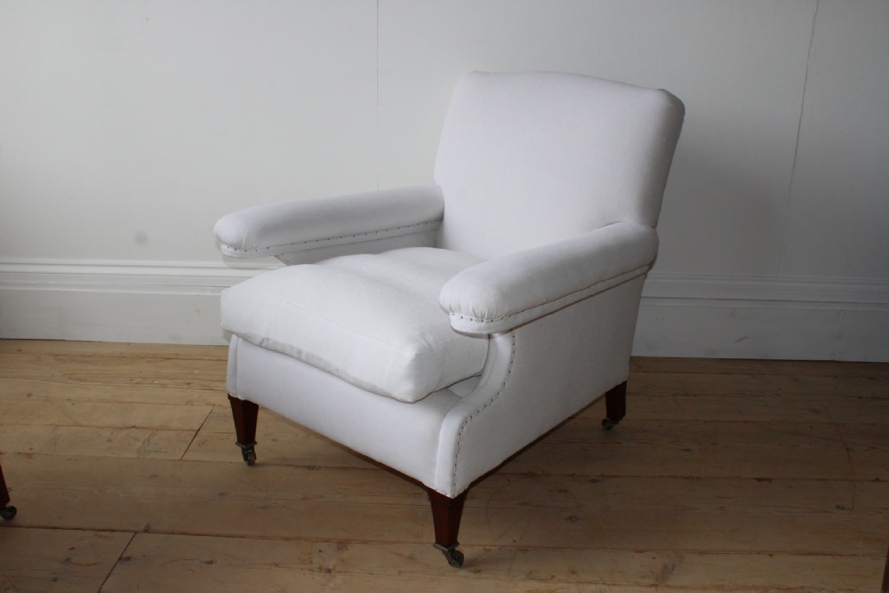 Pair of Howard Style Armchairs View II