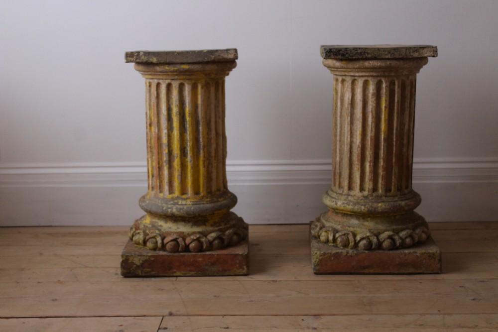 Pair of Doulton of Lambeth Plinths