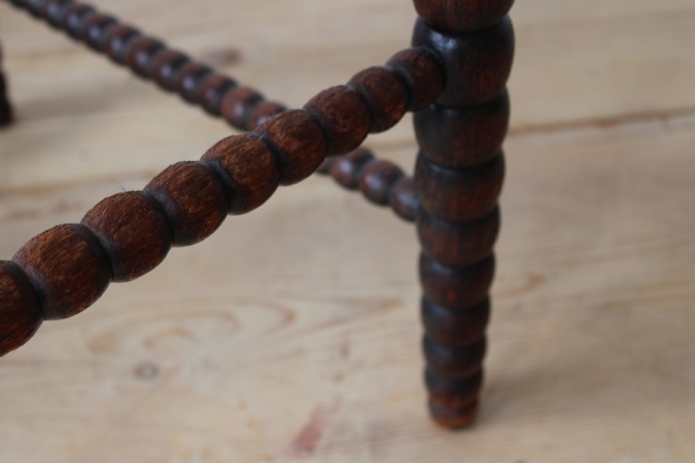 Pair of 19th Century Bobbin Chairs View V